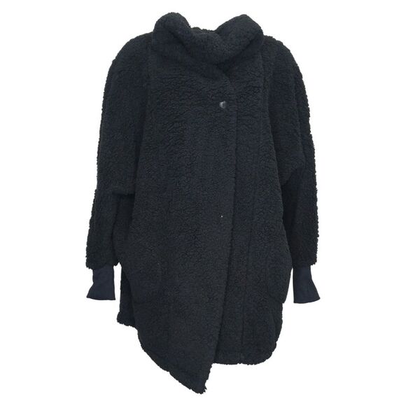 bumblebella sherpa shawl